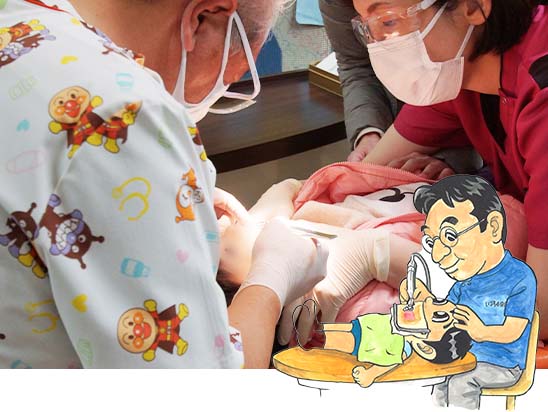いづち小児歯科の診療風景